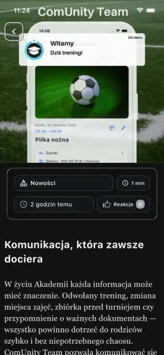 Aktualność: News w aplikacji