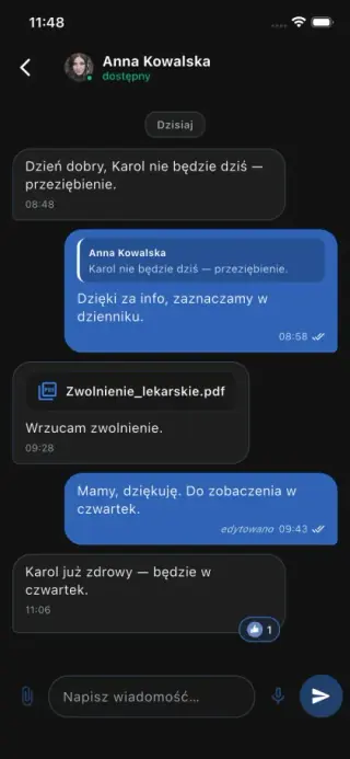 Rozmowa: Czat 1:1