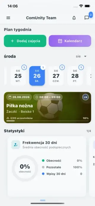 Plan: Tydzień zajęć